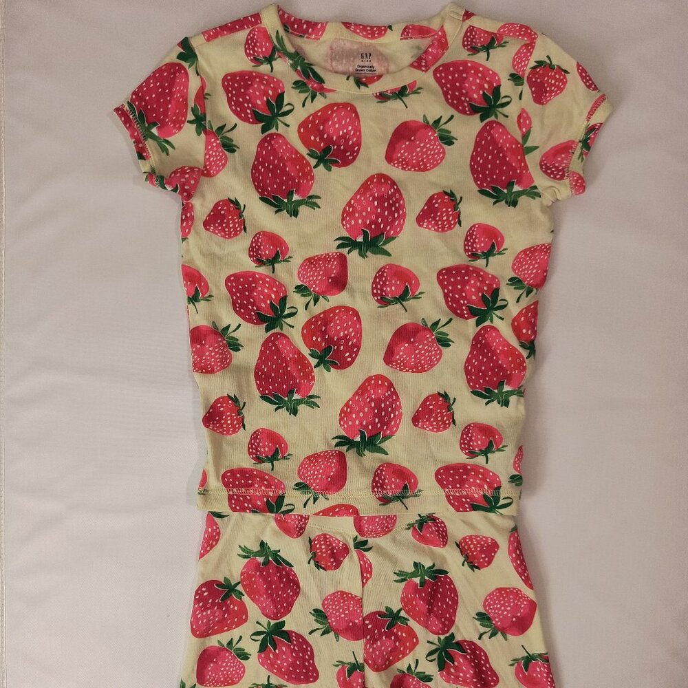 Gap Kids Short Sleeve Organic Cotton Pajama Set Size 10
